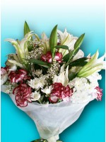 Mix Lilies And Roses Bouquet 